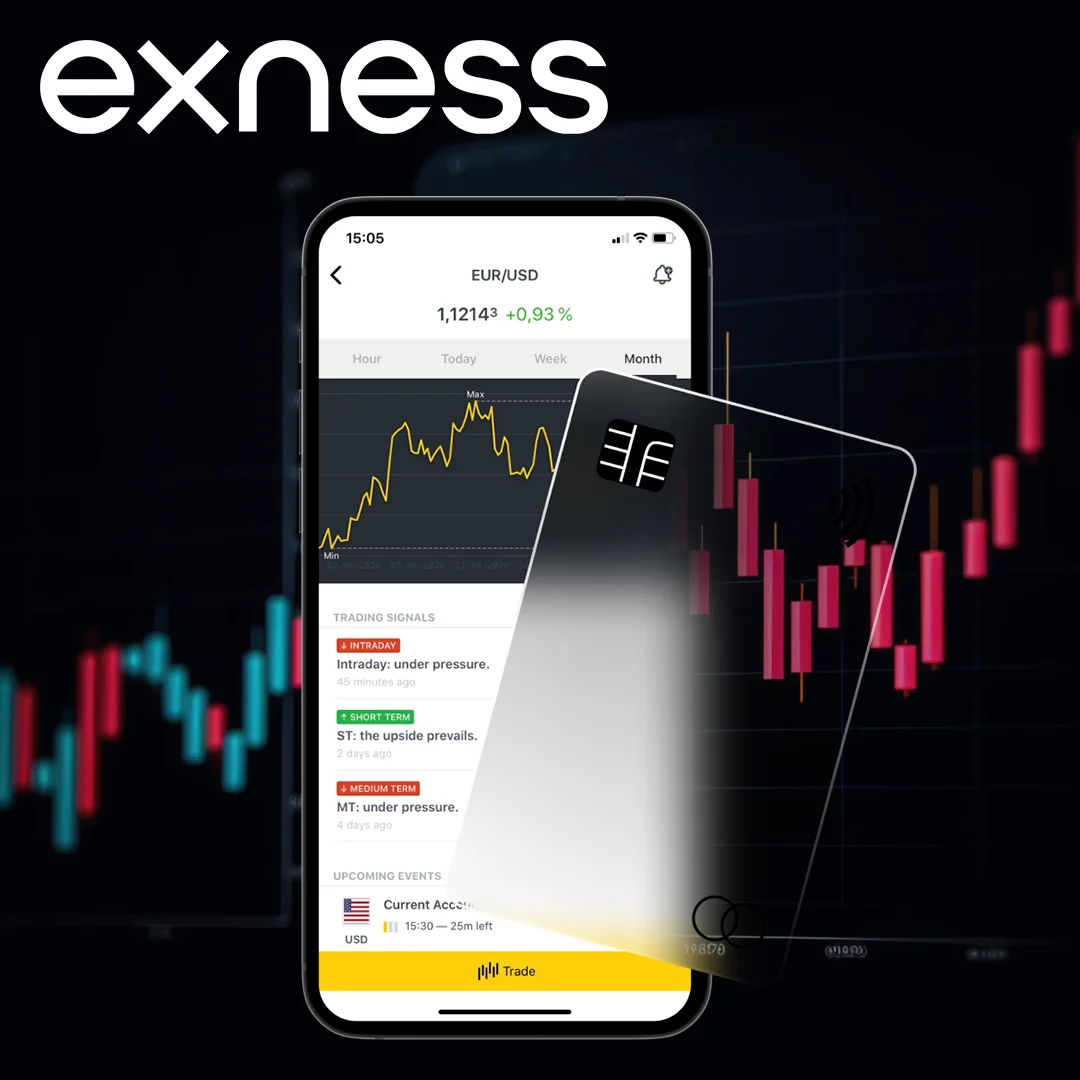 Exness Account via the Mobile App